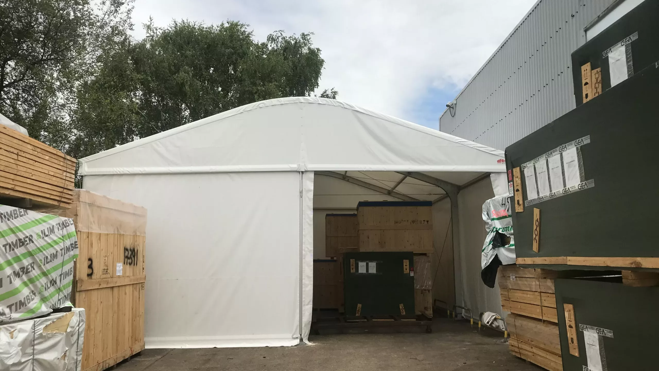 temporary building rental